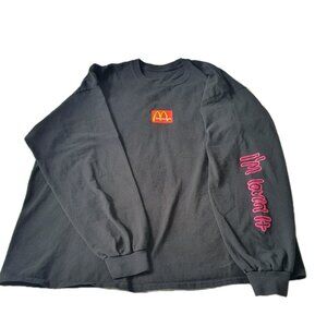 Travis Scott x McDonalds Cactus Jack Action Figure Space Long Sleeve Shirt Sz XL